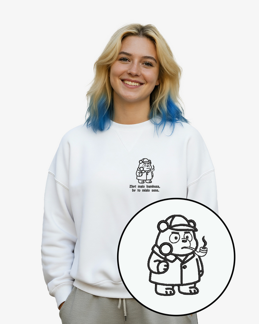 Bluza z haftem Pandolocka Holmesa - ciepła bluza bez Kaptura (różne kolory) | Unisex | Kontur