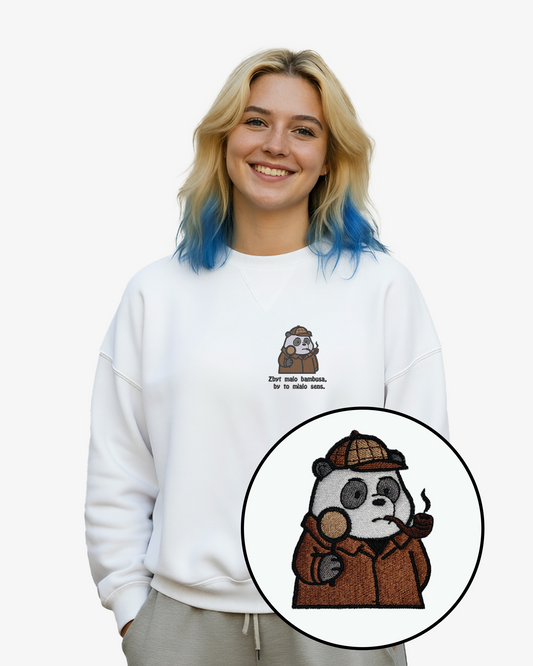 Bluza z haftem Pandolocka Holmesa - ciepła bluza bez Kaptura (różne kolory) | Unisex